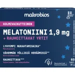 Makrobios Terveysravinteet Ja -valmisteet^Melatoniini 1,9 Mg 60 Kpl 30 G +rauhoittavat Yrtit