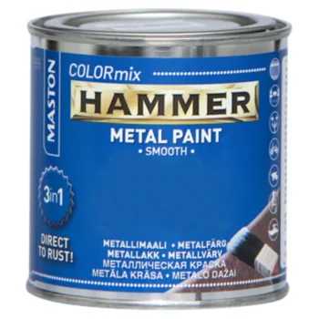Hammer Maalit-Metallimaali 250ml Punainen Sileä