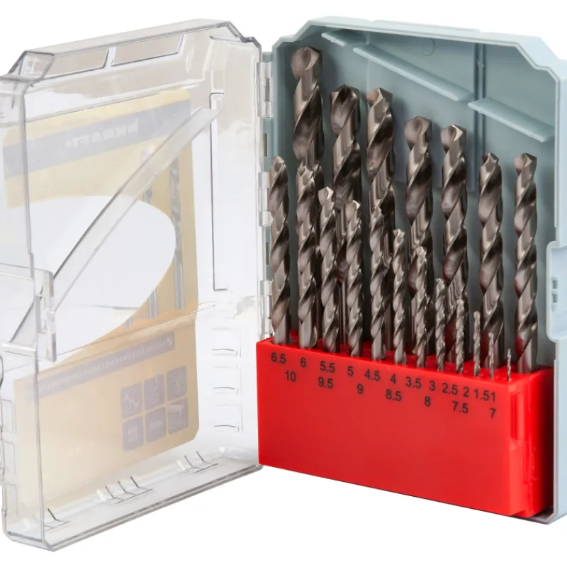 metalliporantersarja-19kpl-nTxEZxQM-0.webp Kraft Sähkötyökalujen Tarvikkeet-Metalliporanteräsarja 19kpl