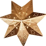 Airam Koristevalot-Metallitähti Leena 30 Cm Messinki