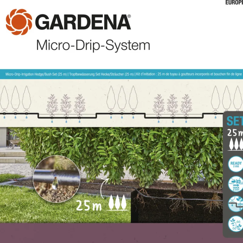 micro-drip-kastelusarja-garden-CdpCvmlM-0.webp Gardena Puutarhan Kastelu-Micro-Drip-kastelusarja Kasviriveille 13 Mm 25 M