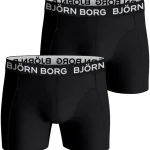 Björn Borg Miesten Alusvaatteet-Miesten Bokserit 2-pack Musta