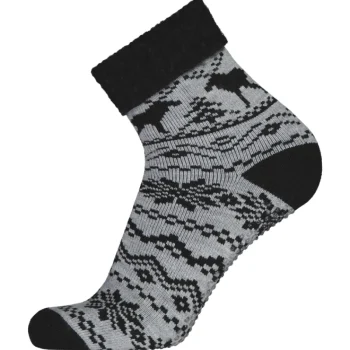 Force New Attitude Miesten Sukat-Miesten Pehmosukat Liukuesteillä Porot + Tähdet