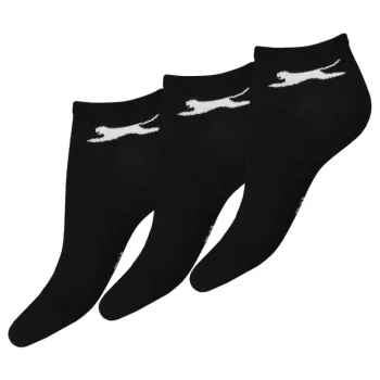 Slazenger Miesten Sukat-Miesten Sneakersukat 3 Pr/pkt Musta