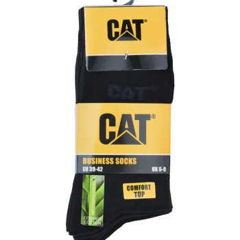 Cat Miesten Sukat-Miesten Sukat Business Socks 5 Pr/pkt Musta