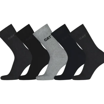 Cat Miesten Sukat-Miesten Sukat Business Socks 5 Pr/pkt Monivu00e4rinen