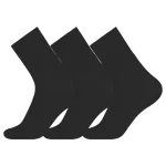 Slazenger Miesten Sukat-Miesten Sukat Fine Quarter 3 Pr/pkt Musta