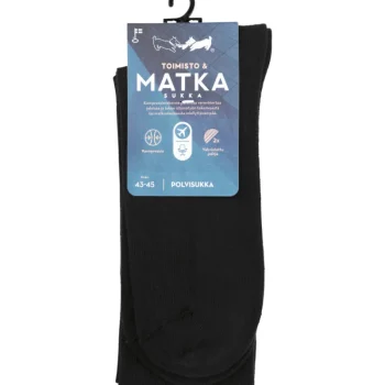 Sidoste Miesten Sukat-Miesten Toimisto- & Matkasukat, Kompressio Musta