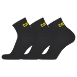 Cat Miesten Sukat-Miesten Työsukat Work Quarters 3 Pr/pkt Musta