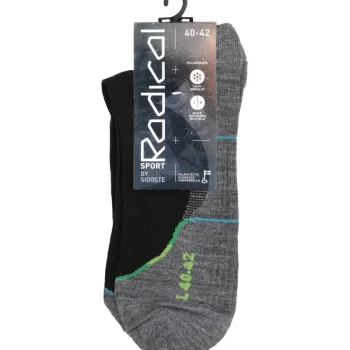 Radical Sport Miesten Sukat-Miesten Villapohjasukat Musta