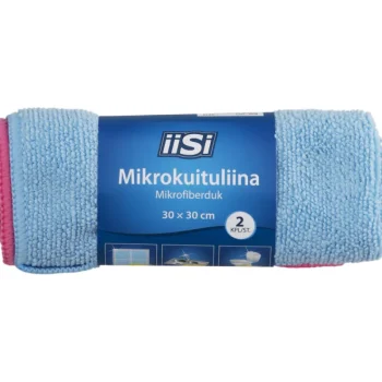 Iisi Siivousvälineet^Mikrokuituliina 2 Kpl