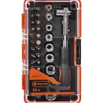 Tactix Käsityökalut-Miniräikkäväänninsarja , 38 Osaa