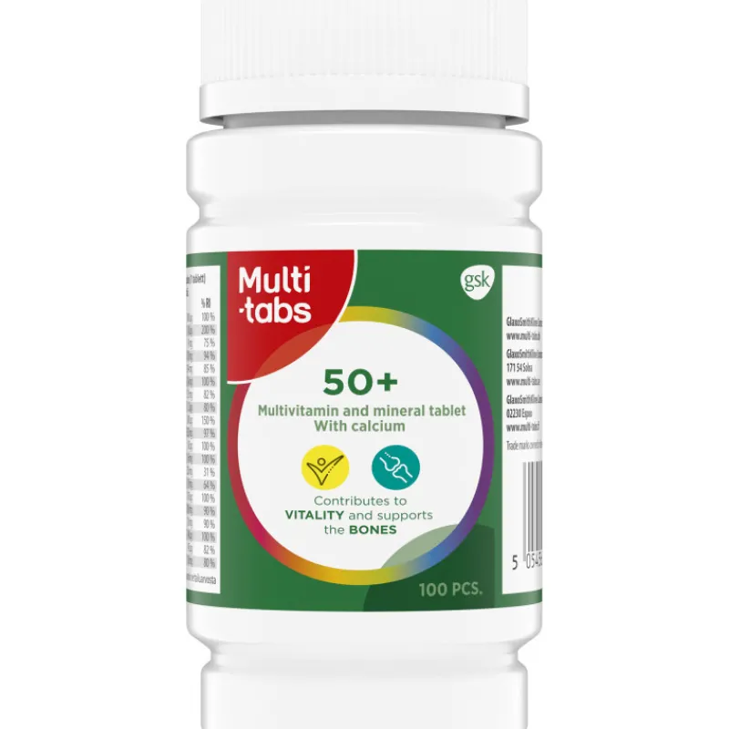 monivitamiini-multi-tabs-100-k-qBTosUaQ-0.webp Multi Tabs Terveysravinteet Ja -valmisteet^Monivitamiini Multi-tabs 100 Kpl 50+