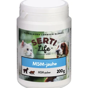 Serti Life Koiranruoka^MSM Jauhe SertiLife 200 G Lemmikeille