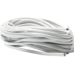 Egant Sähköasennustarvikkeet-MSO-Kaapeli H03VVH2-F 2x0,75 10m Valkoinen