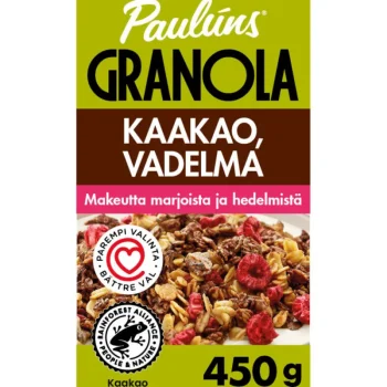 Paulu00fans Myslit^Muromysli 450 G Kaakao-vadelma