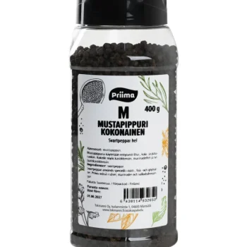 Priima Mausteet Ja Liemivalmisteet^Mustapippuri 400 G, Kokonainen