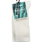 Sidoste Naisten Sukat Ja Sukkahousut-Naisten Bambusukat Puristamaton Luonnonvalkoinen