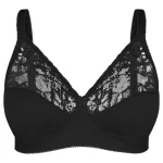 Pola Plus Naisten Alusvaatteet^Naisten Kaarituettomat Rintaliivit Dosya Minimizer Musta