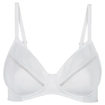 Pola Naisten Alusvaatteet^Naisten Kaarituettomat Rintaliivit Demina Valkoinen
