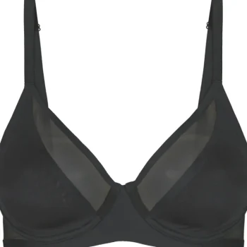 Pola Naisten Alusvaatteet^Naisten Kaaritukiliivit Delmara Mesh Musta