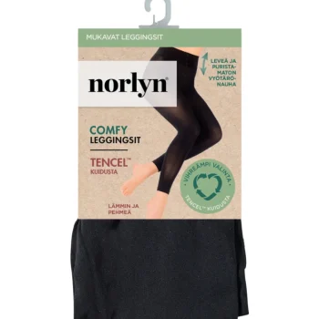 Norlyn Naisten Sukat Ja Sukkahousut-Naisten Leggingsit Comfy Musta