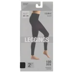 Pola Naisten Sukat Ja Sukkahousut-Naisten Leggingsit 100 Den 2 Kpl/pkt Musta