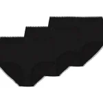 Pola Naisten Alusvaatteet^Naisten Maxi-alushousut Delma Micro 3 Kpl/pkt Musta