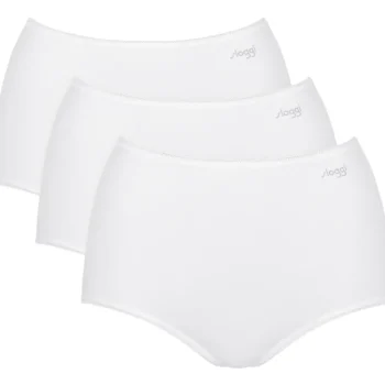 Sloggi Naisten Alusvaatteet^Naisten Maxi-alushousut Pure Comfort, 3 Kpl/pkt Valkoinen