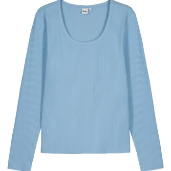 Pola Pola-Naisten Pitkähihainen Ribbitrikoopaita Jenna