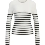Adpt Naisten Paidat^Naisten Ribbineulepusero Trine O-Neck Knit Pullover