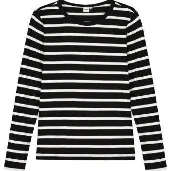 Pola Naisten Paidat^Naisten Ribbitrikoopaita Pamela Stripe