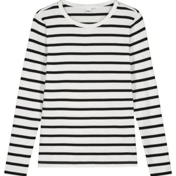 Pola Naisten Paidat^Naisten Ribbitrikoopaita Pamela Stripe
