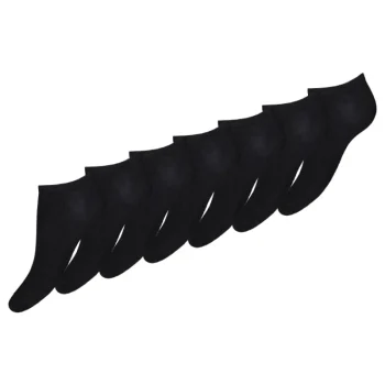 Pola Naisten Sukat Ja Sukkahousut-Naisten Sneaker-sukat 7 Pr/pkt Musta