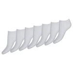 Pola Naisten Sukat Ja Sukkahousut-Naisten Sneaker-sukat 7 Pr/pkt Valkoinen