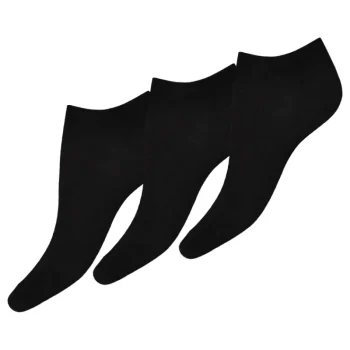 Slazenger Naisten Sukat Ja Sukkahousut-Naisten Sneakersukat 3 Pr/pkt Musta