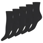 Pola Naisten Sukat Ja Sukkahousut-Naisten Sukat 5 Pr/pkt Musta