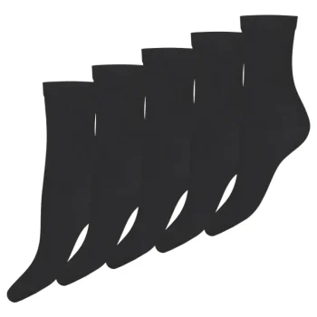 Pola Naisten Sukat Ja Sukkahousut-Naisten Sukat 5 Pr/pkt Musta