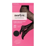 Norlyn Naisten Sukat Ja Sukkahousut-Naisten Sukkahousut 20 Den Rusetti Vaaterauha Musta