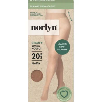 Norlyn Naisten Sukat Ja Sukkahousut-Naisten Sukkahousut Comfy 20 Den Vaaleanruskea