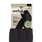 Norlyn Naisten Sukat Ja Sukkahousut-Naisten Sukkahousut Comfy 100 Den Musta