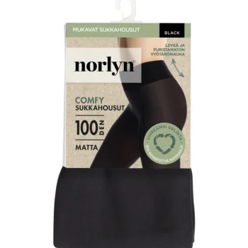Norlyn Naisten Sukat Ja Sukkahousut-Naisten Sukkahousut Comfy 100 Den Musta