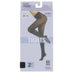 Pola Naisten Sukat Ja Sukkahousut-Naisten Sukkahousut 80 Den 2 Kpl/pkt Musta