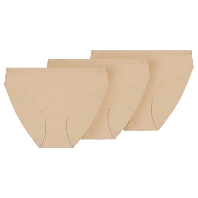 naisten-tai-alushousut-pola-de-rUmJcMnN-0.webp Pola Naisten Alusvaatteet^Naisten Tai-alushousut Delia Micro Laser Cut 3 Kpl/pkt Beige