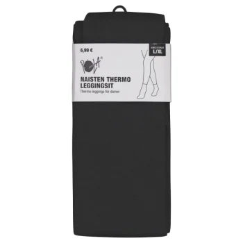 Pola Naisten Sukat Ja Sukkahousut-Naisten Thermoleggingsit Musta