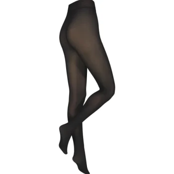 Pola Naisten Sukat Ja Sukkahousut-Naisten Thermosukkahousut Fleecevuorilla Musta