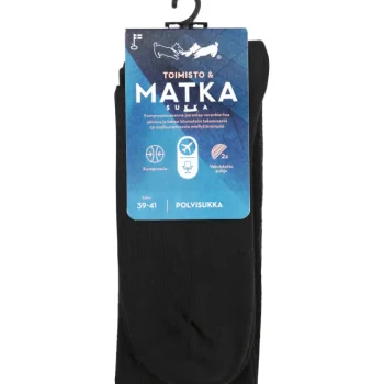 Sidoste Naisten Sukat Ja Sukkahousut-Naisten Toimisto- & Matkasukat Kompressio Musta