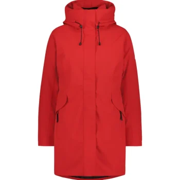 Catmandoo Naisten Ulkovaatteet-Naisten Toppatakki Aga Punainen