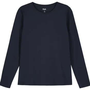 Pola Naisten Paidat^Naisten Trikoopaita Perle Laivastonsininen