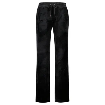 Pola Naisten Housut^Naisten Velourhousut Rachie Musta